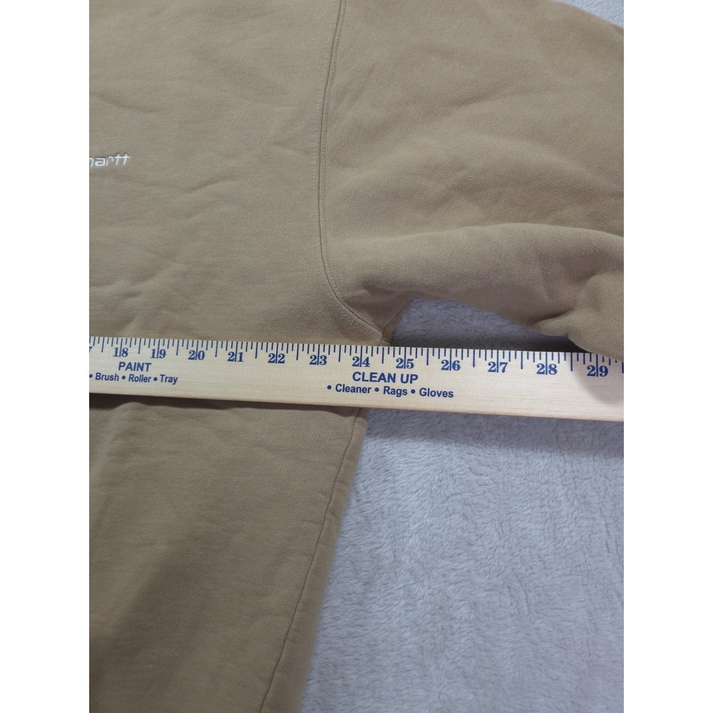 Vintage Carhartt Rugged Outdoor Wear Sweatshirt Mens XL Tan Brown Script Logo‎ - Picture 5 of 10
